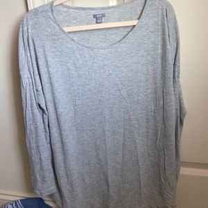 Gray Aerie Long Sleeve Top